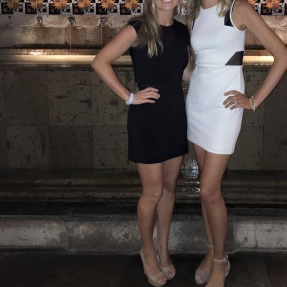 Black Express mesh cut out dress - Picture 6 of 6